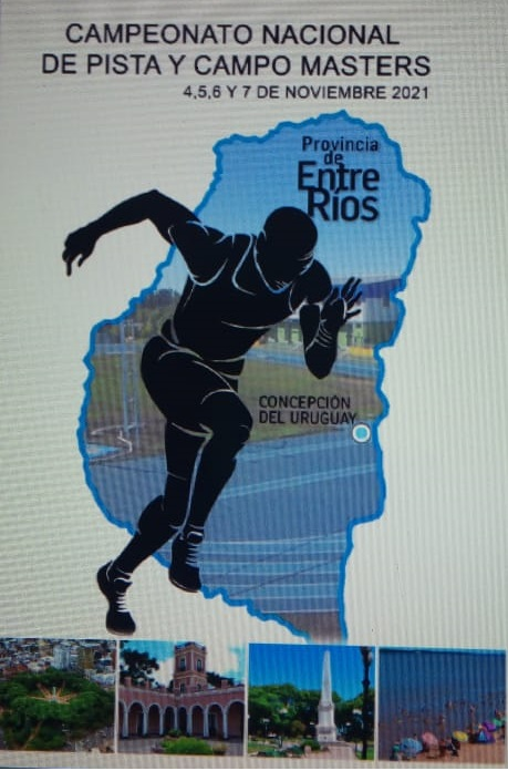 NACIONAL ATLETISMO MASTER 2021. Concepción del Uruguay